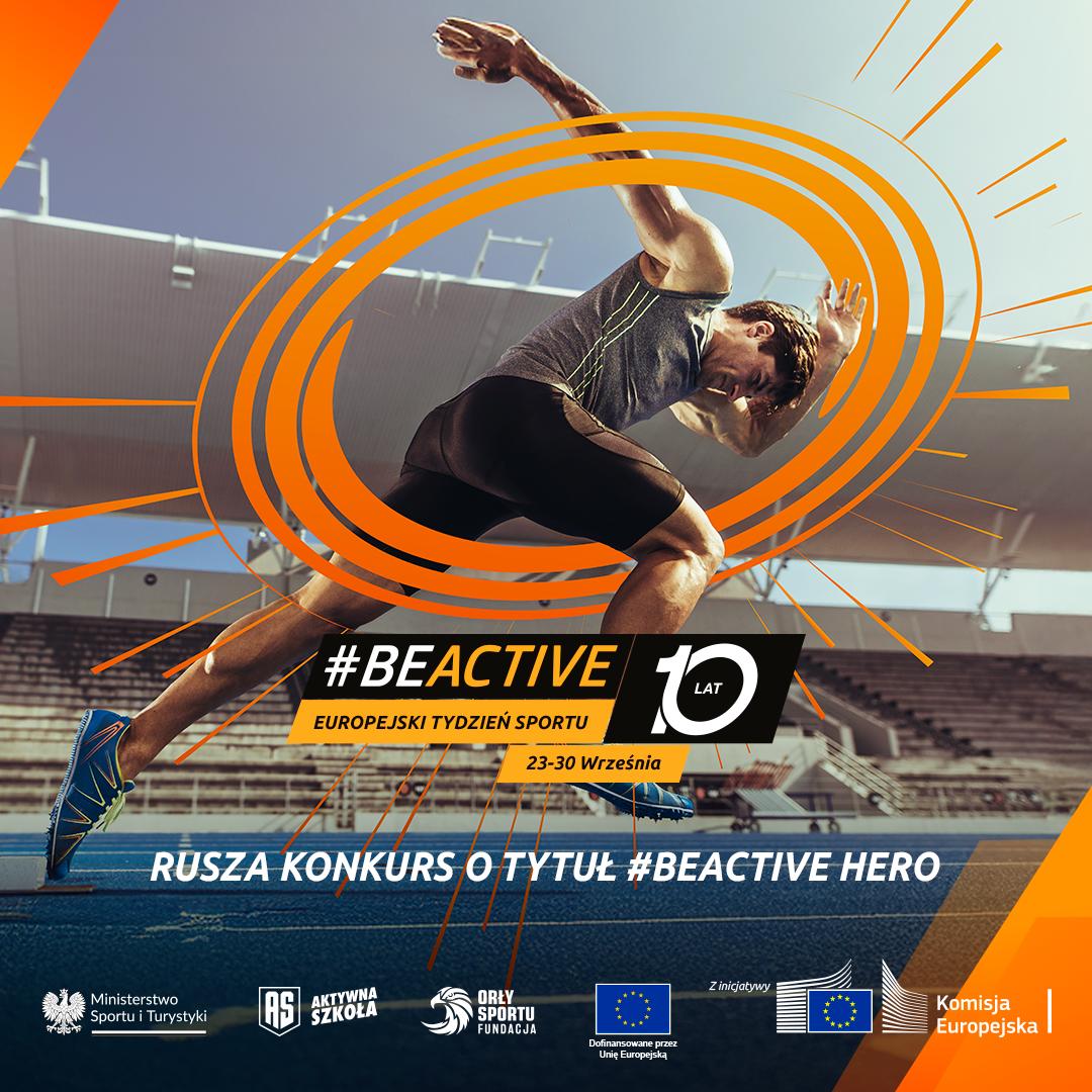 Konkurs #BeActive Hero: Zostań Liderem Europejskiego Tygodnia Sportu 2025 w Polsce